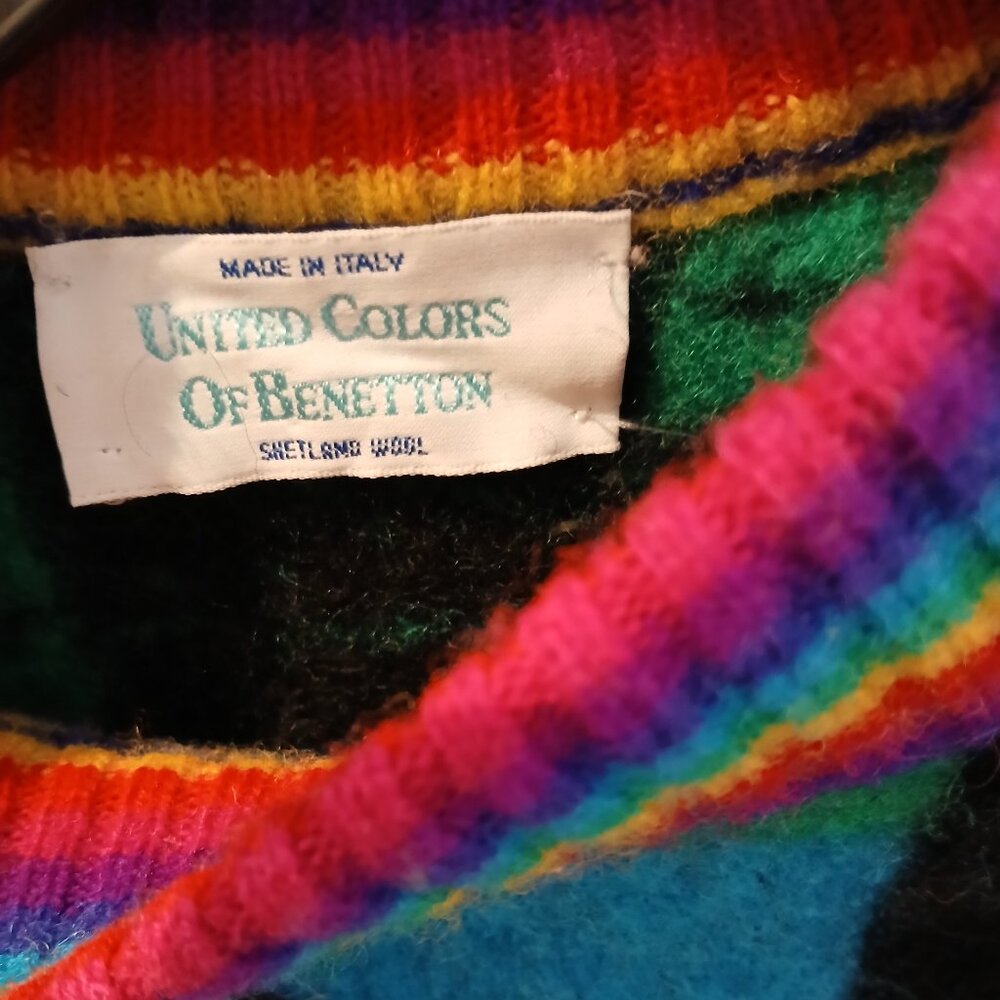 *Rare* Vintage United Colors of Benetton Wool Sweater - Picture 2 of 10